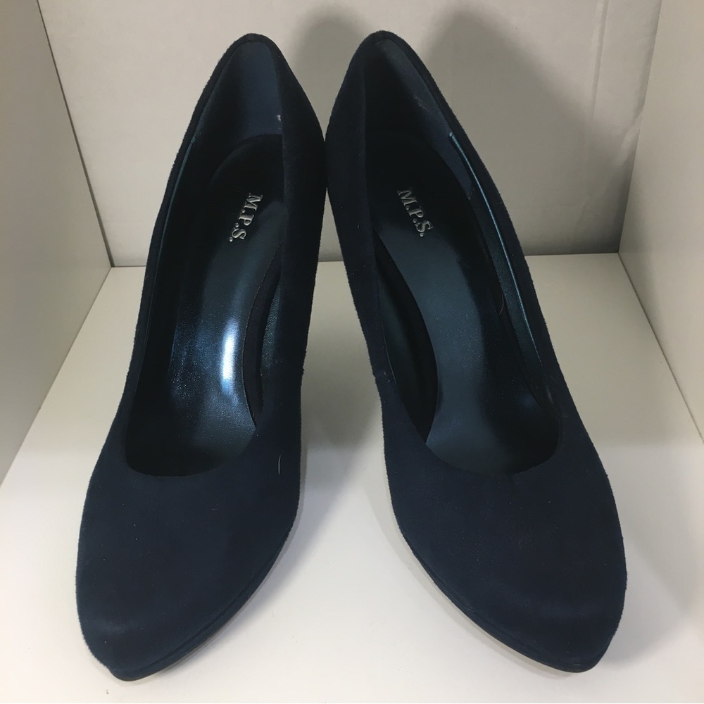 MPS Shoes Size 11 Blue Suede SB-AB